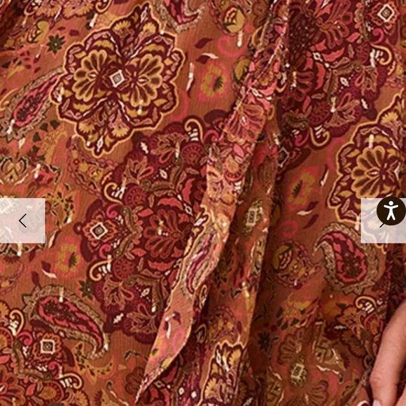 Figue ASPEN DRESS cinnamon brown size S 6-8 - Picture 4 of 6